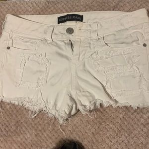 Express White Shorts